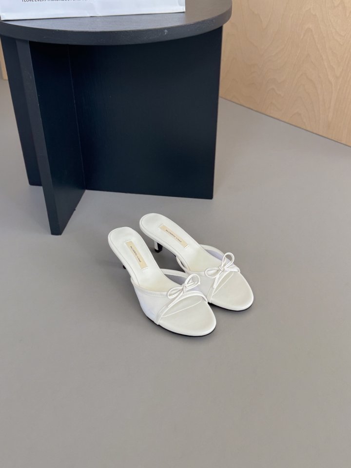 Vade - Korean Women Fashion - #momslook - Mesh Mule Sandals   - 7