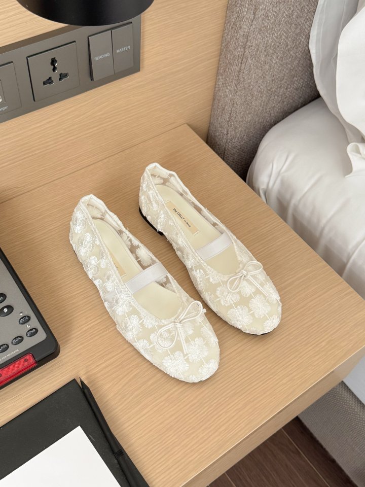 Vade - Korean Women Fashion - #momslook - Mesh Flat Shoes - 9
