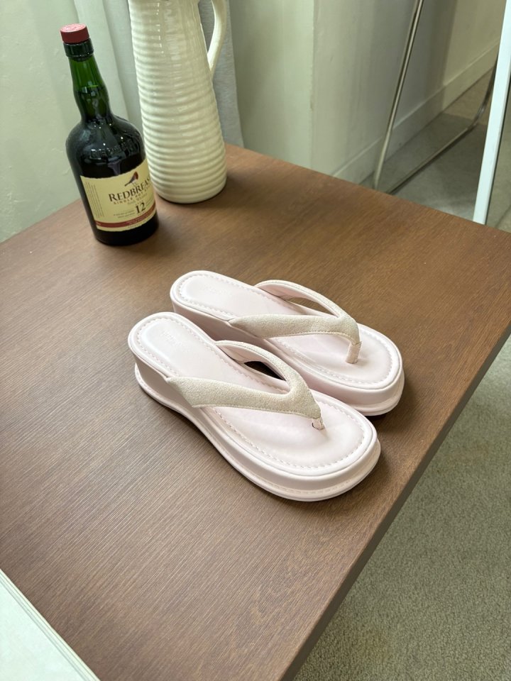 Vade - Korean Women Fashion - #momslook - Vivid Pastel Cotton Candy Platform Sandals   - 3