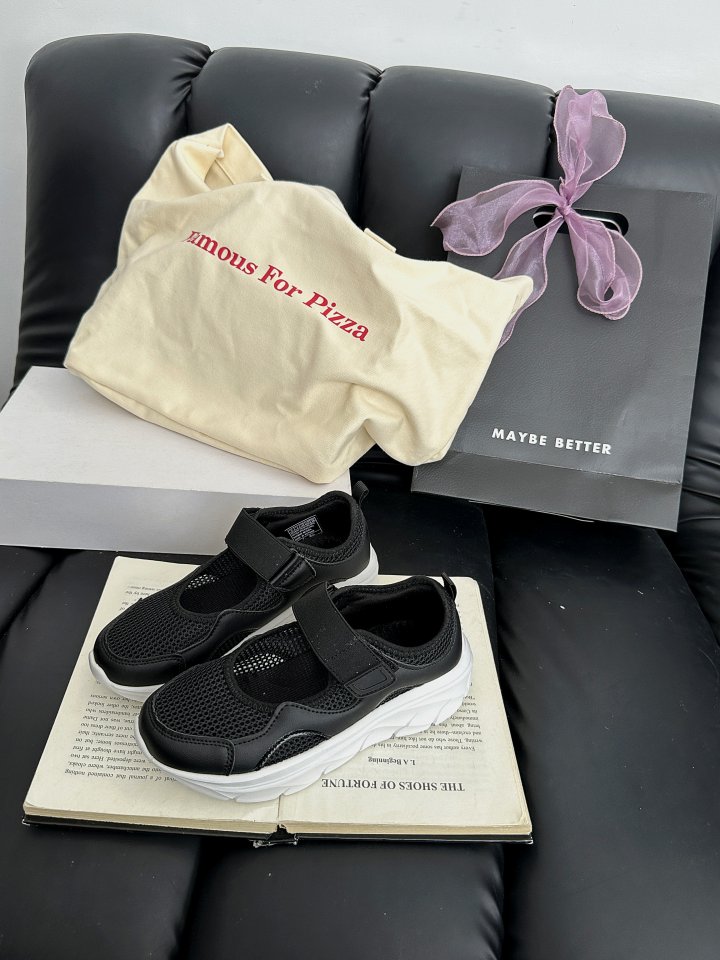 Vade - Korean Women Fashion - #momslook - Stretchy Comfortable Mary Jane Sneakers   - 10
