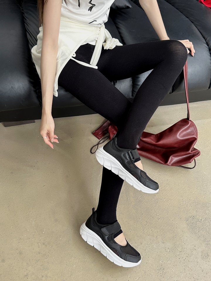 Vade - Korean Women Fashion - #momslook - Stretchy Comfortable Mary Jane Sneakers   - 6