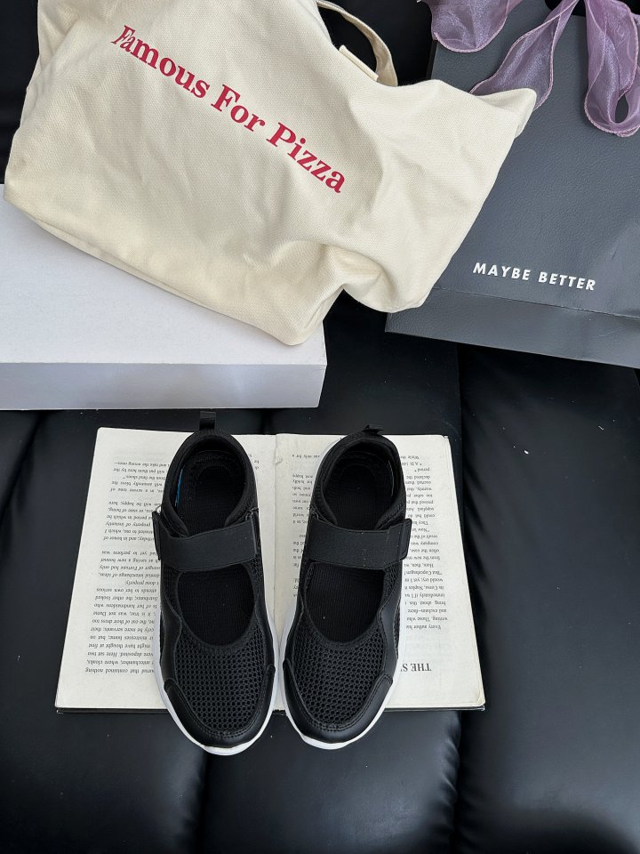 Vade - Korean Women Fashion - #momslook - Stretchy Comfortable Mary Jane Sneakers   - 8