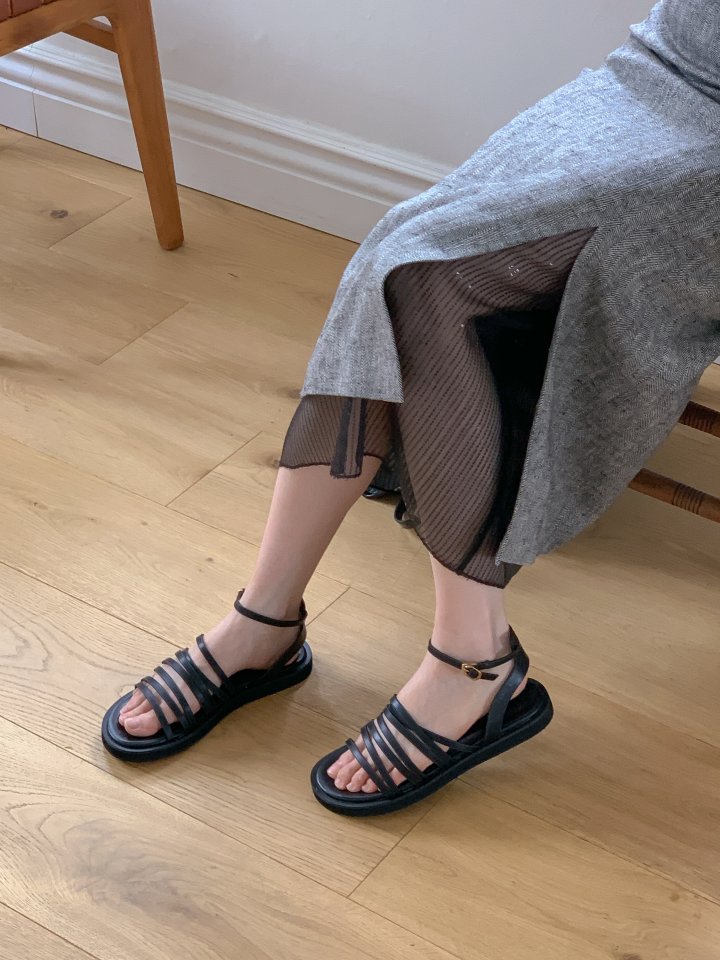 Vade - Korean Women Fashion - #pursuepretty - Twisted Round Sandals   - 5