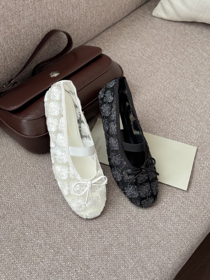 Vade - Korean Women Fashion - #pursuepretty - Mesh Flat Shoes - 4