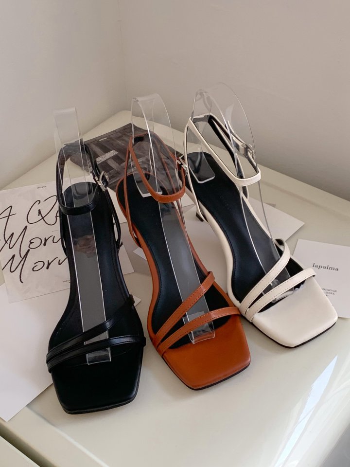 Vade - Korean Women Fashion - #romanticstyle - Square Sandals   - 12