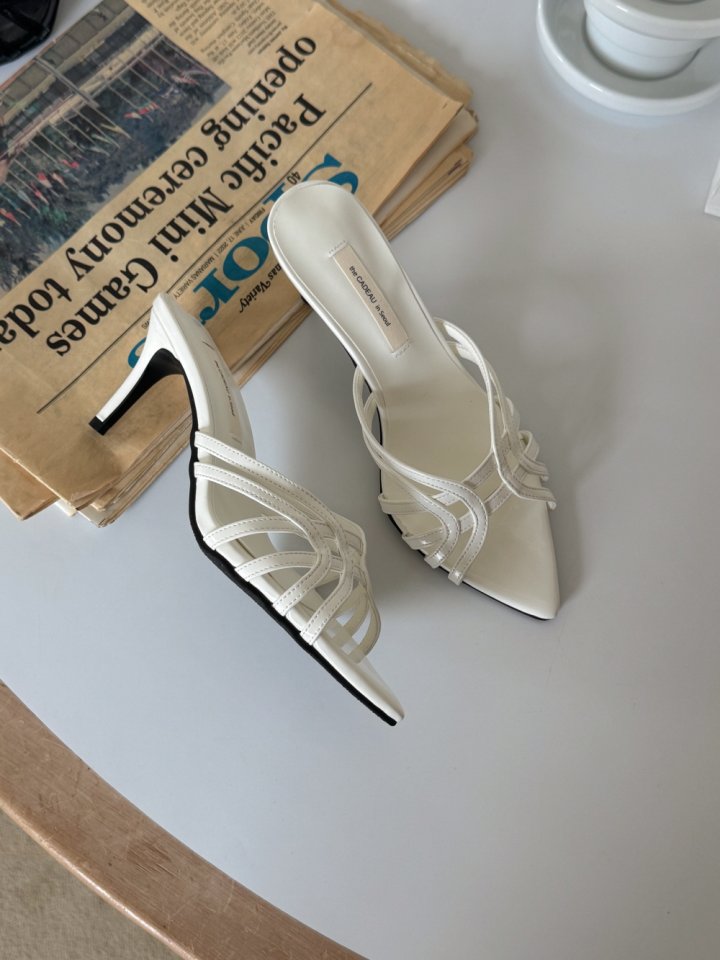 Vade - Korean Women Fashion - #vintagekidsstyle - Best Stiletto Mule Sandals - 11