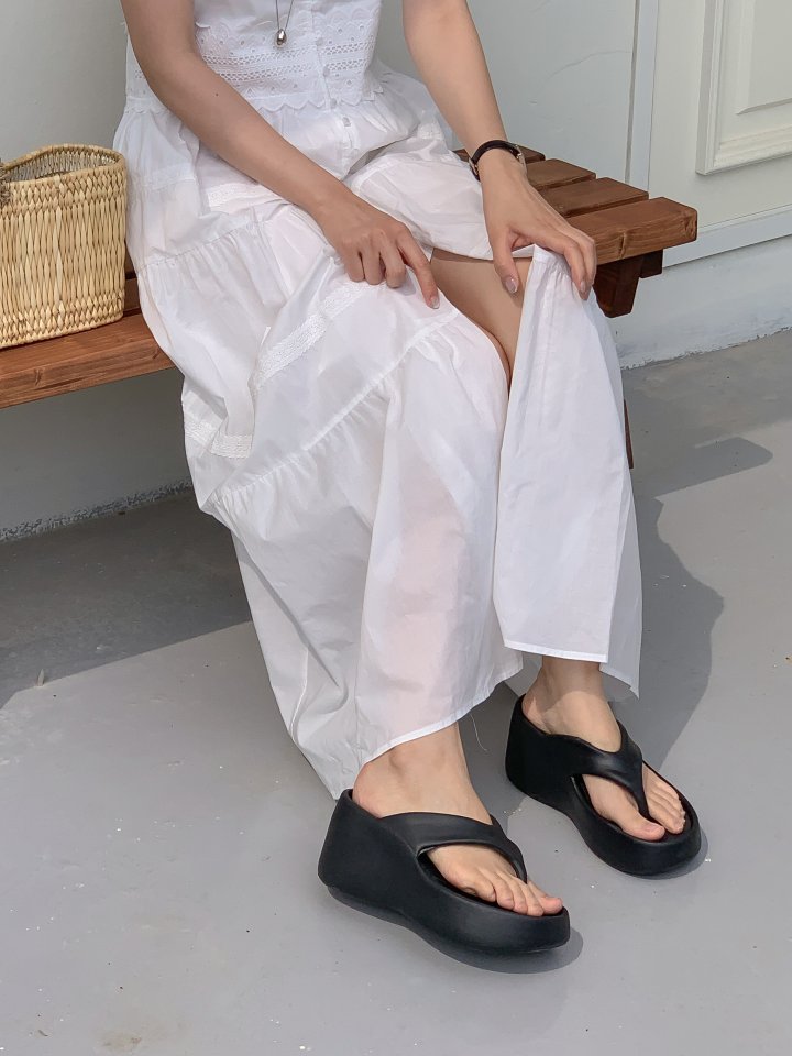 Vade - Korean Women Fashion - #womensfashion - Platform Wedge Sandals   - 7