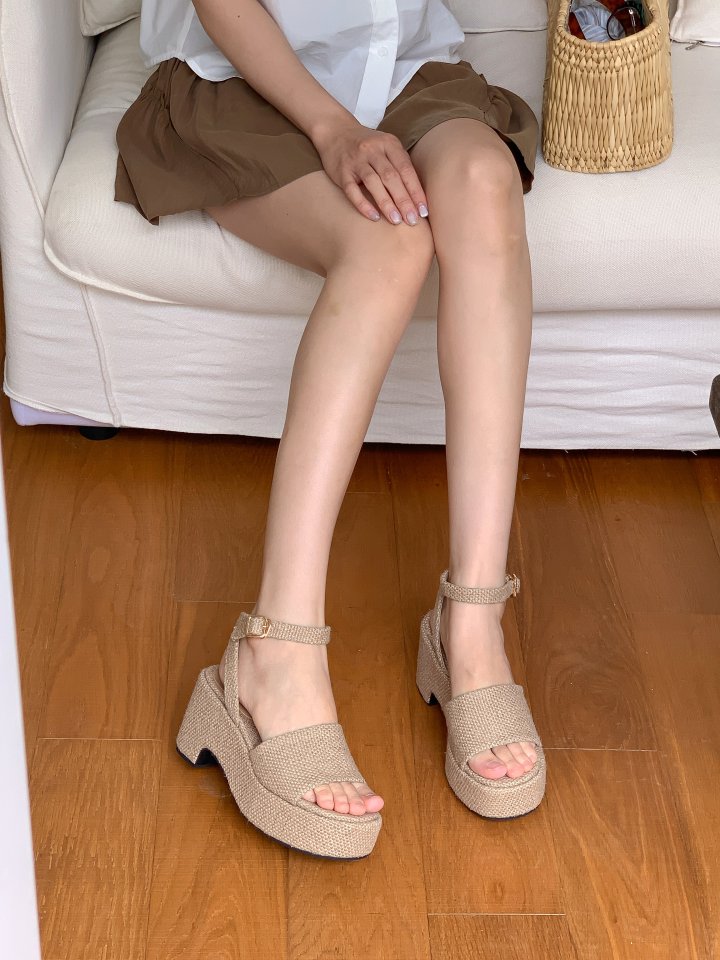 Vade - Korean Women Fashion - #womensfashion - Basic Platform Mary Jane Sandals   - 12