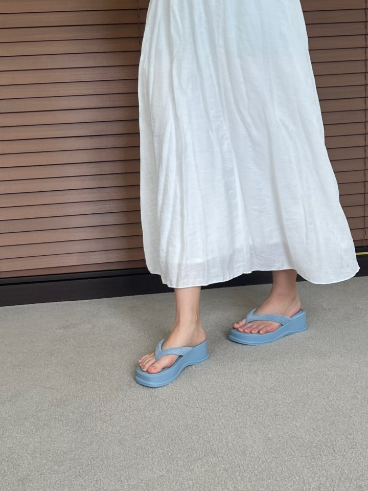 Vade - Korean Women Fashion - #womensfashion - Vivid Pastel Cotton Candy Platform Sandals   - 10