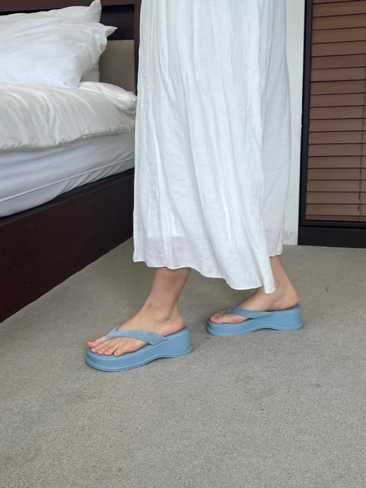 Vade - Korean Women Fashion - #womensfashion - Vivid Pastel Cotton Candy Platform Sandals   - 12