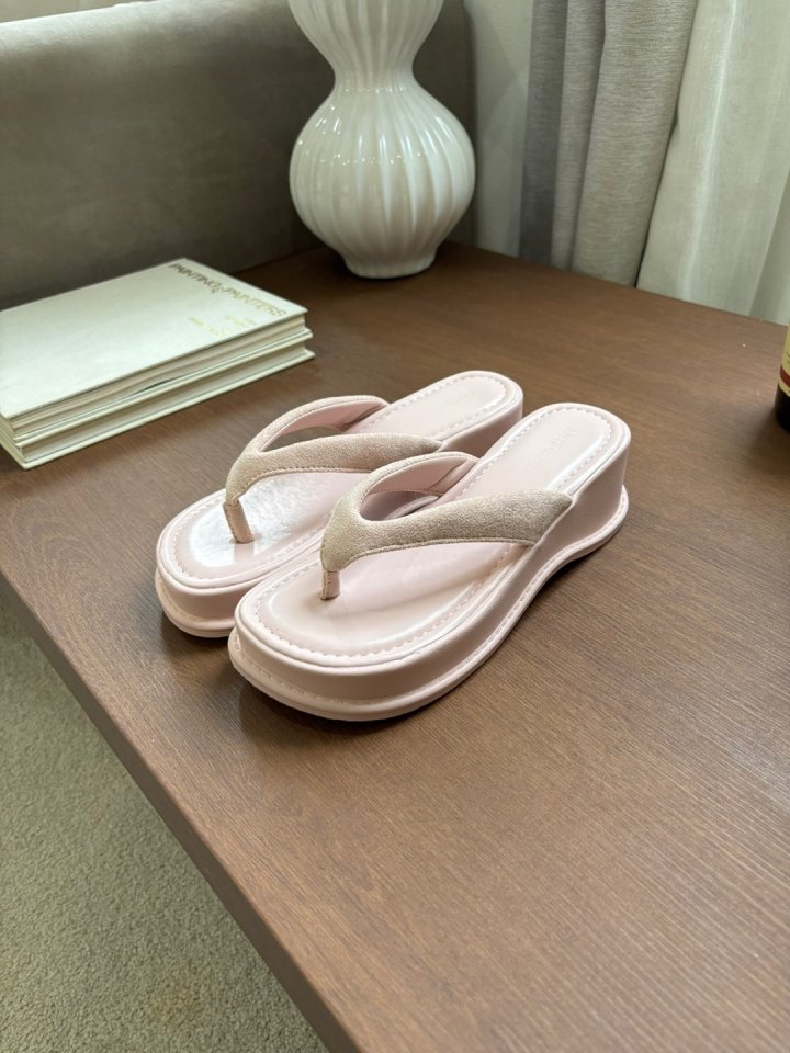 Vade - Korean Women Fashion - #momslook - Vivid Pastel Cotton Candy Platform Sandals   - 4