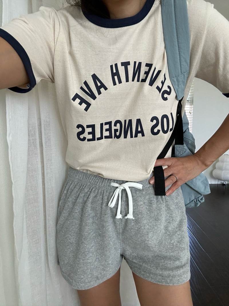 Via - Korean Women Fashion - #momslook - Terry Short Pants - 3