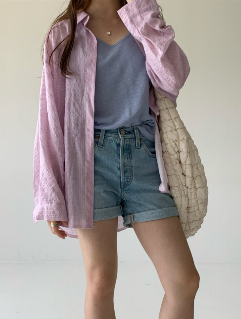 Via - Korean Women Fashion - #momslook - Ehe Shirt - 7