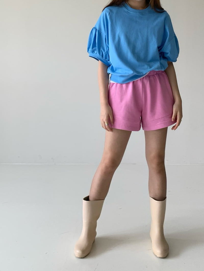 Via - Korean Women Fashion - #thelittlethings - Puff Sleeve Sweatshirt - 3