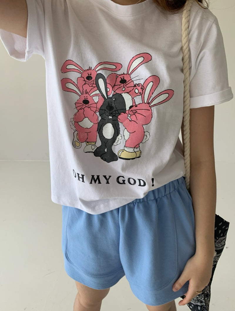 Via - Korean Women Fashion - #womensfashion - Bunny Tee - 9