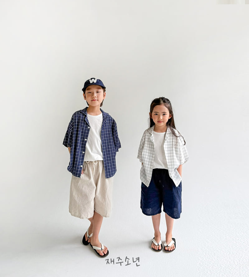 Witty Boy - Korean Children Fashion - #Kfashion4kids - Resort Check Shirt