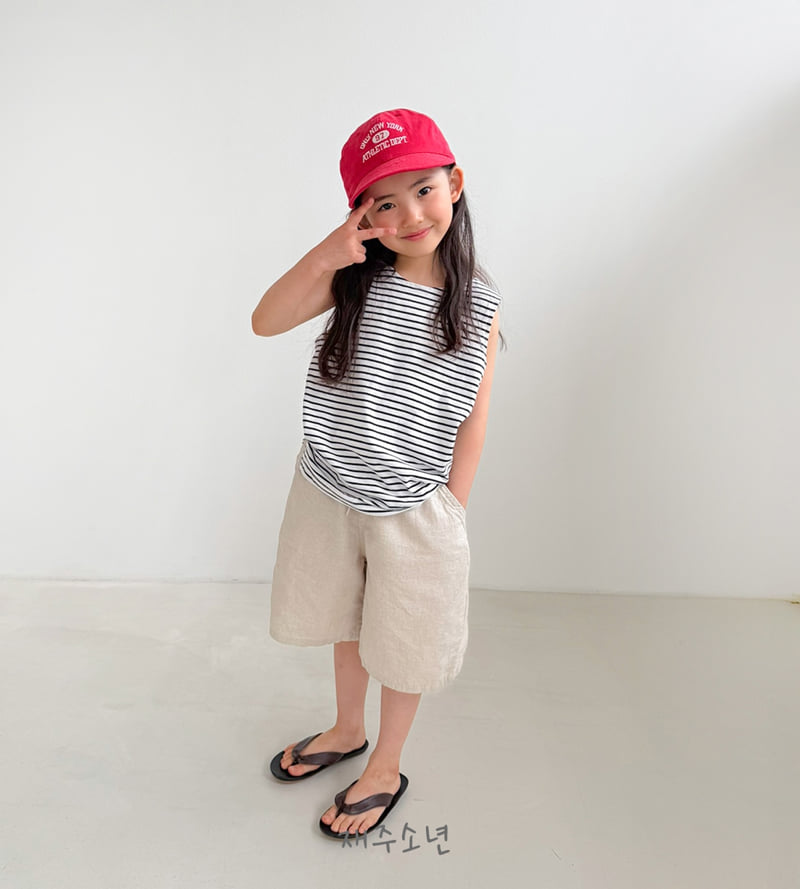 Witty Boy - Korean Children Fashion - #Kfashion4kids - Jade Linen Pants - 7