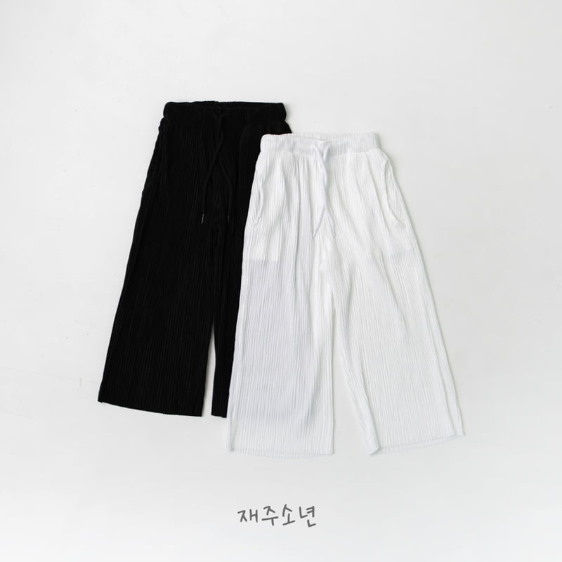 Witty Boy - Korean Children Fashion - #kidsshorts - Ocean Pleated Pants - 8