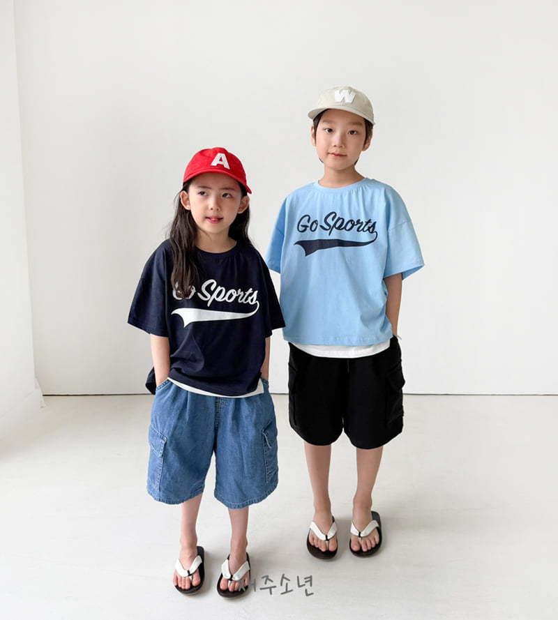 Witty Boy - Korean Children Fashion - #kidsstore - Go Sports Tee - 5