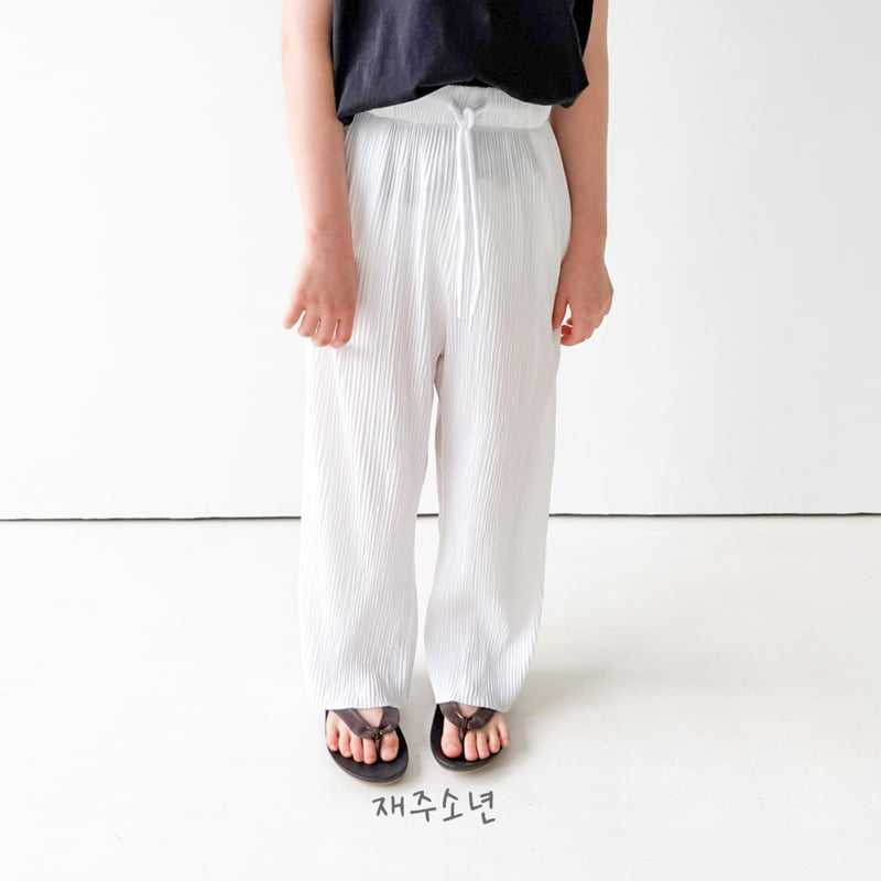 Witty Boy - Korean Children Fashion - #kidzfashiontrend - Ocean Pleated Pants - 10
