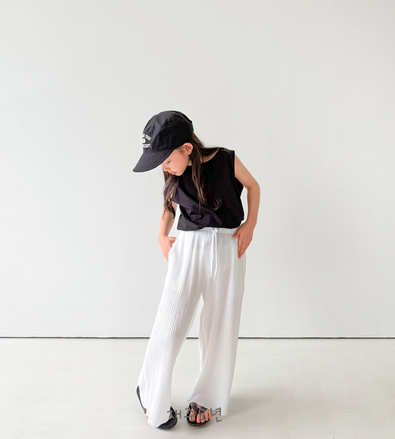 Witty Boy - Korean Children Fashion - #littlefashionista - Ocean Pleated Pants - 12