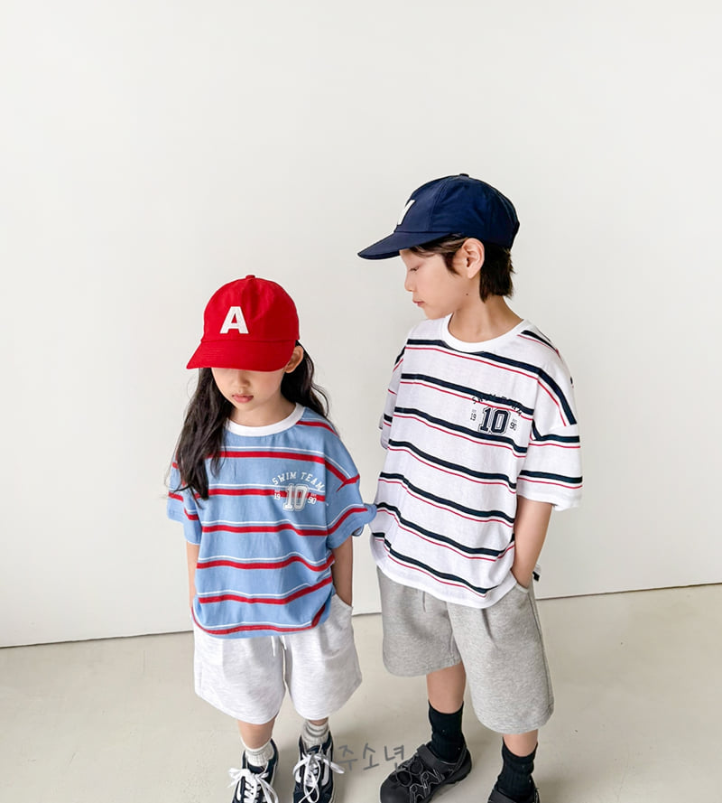 Witty Boy - Korean Children Fashion - #littlefashionista - Swim Team Tee - 5