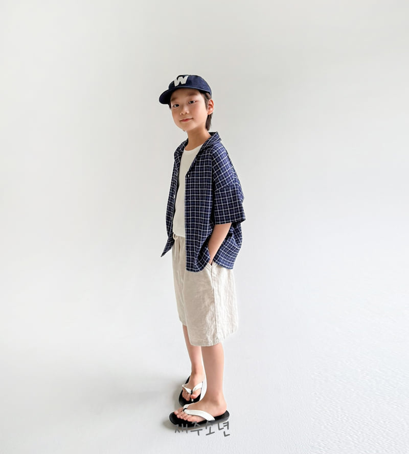 Witty Boy - Korean Children Fashion - #magicofchildhood - Resort Check Shirt - 3