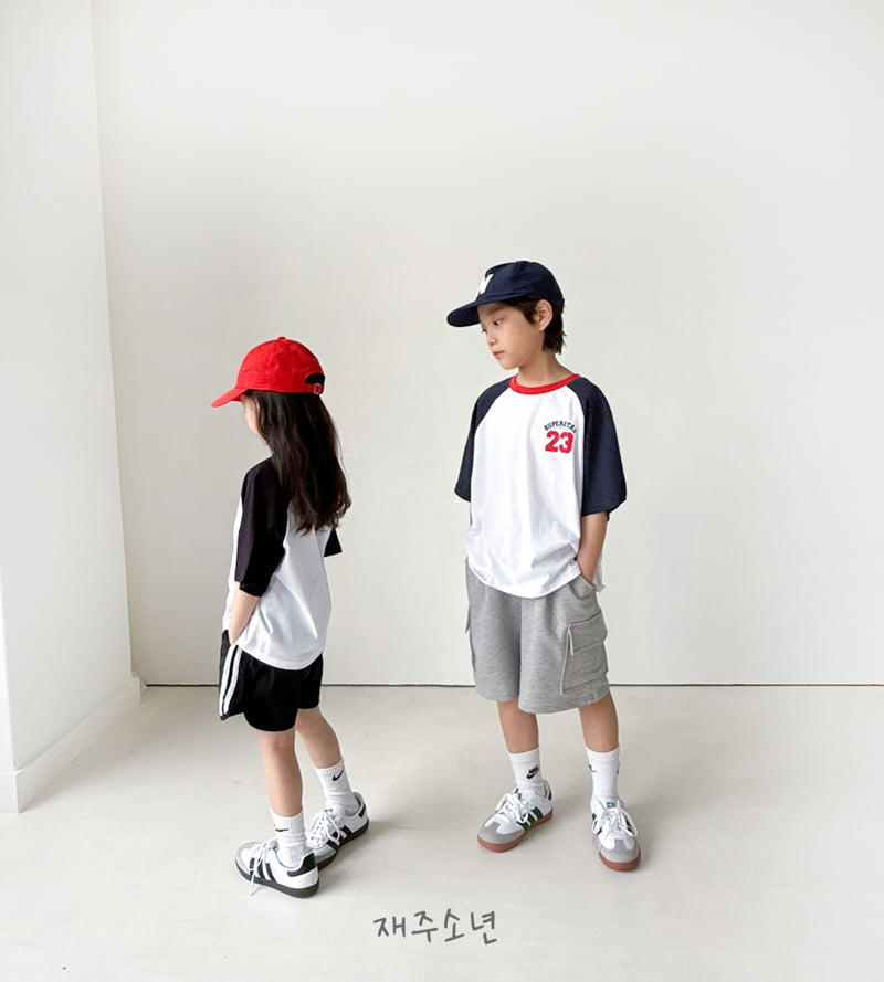 Witty Boy - Korean Children Fashion - #magicofchildhood - Block Raglan Tee - 8