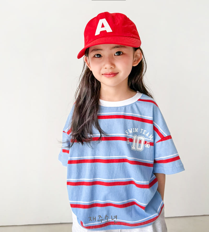 Witty Boy - Korean Children Fashion - #minifashionista - Swim Team Tee - 7