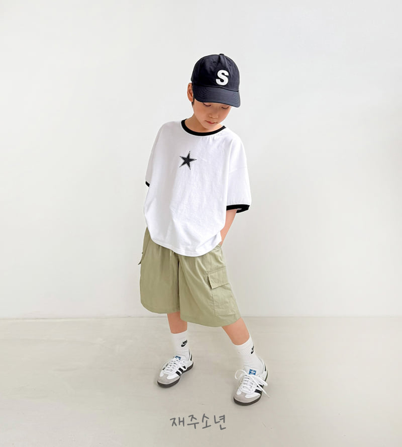 Witty Boy - Korean Children Fashion - #stylishchildhood - Ribbed Bermuda Pants - 6