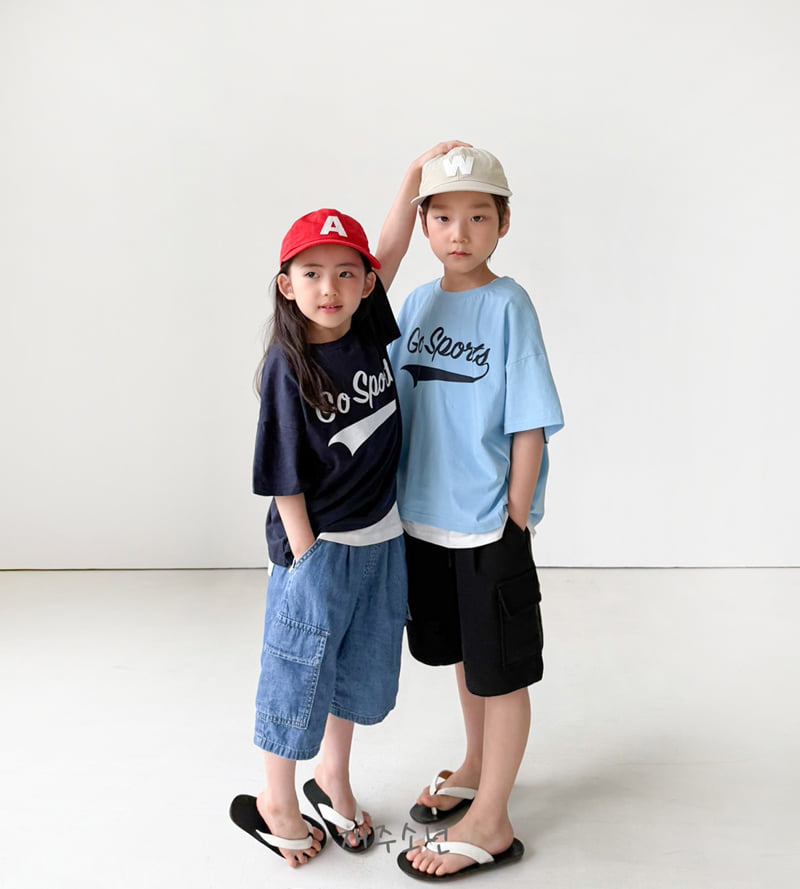 Witty Boy - Korean Children Fashion - #todddlerfashion - Go Sports Tee - 12