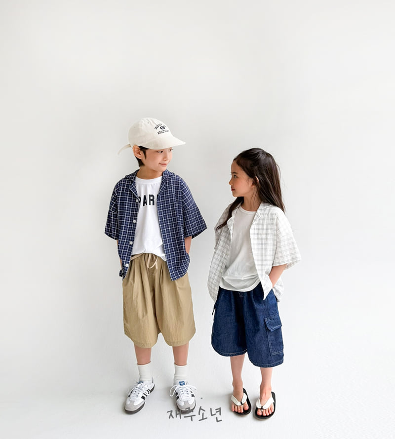Witty Boy - Korean Children Fashion - #toddlerclothing - Resort Check Shirt - 7
