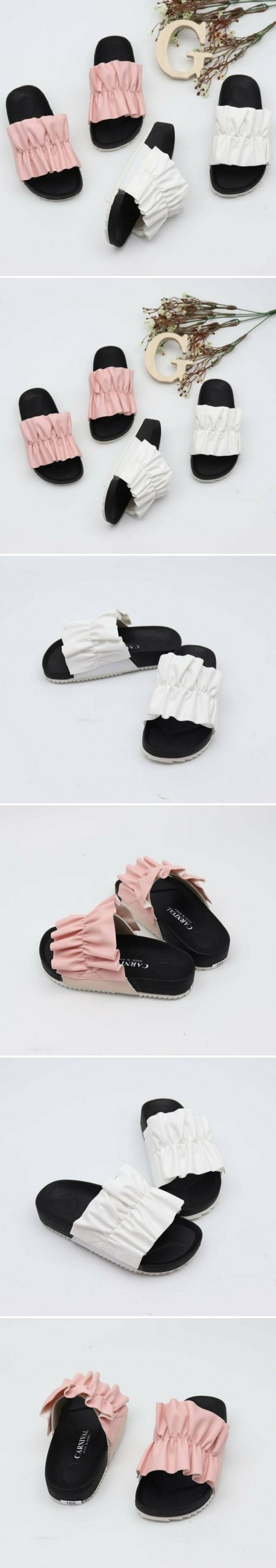 Woori Doori - Korean Children Fashion - #childofig - Ruffle Slippers