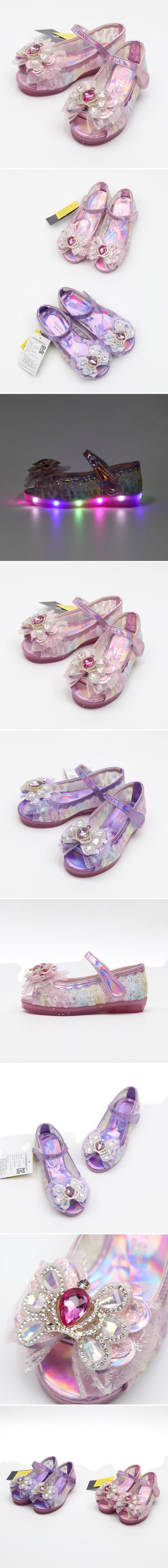 Woori Doori - Korean Children Fashion - #designkidswear - Happy Girl Rainbow Crown Mesh LED