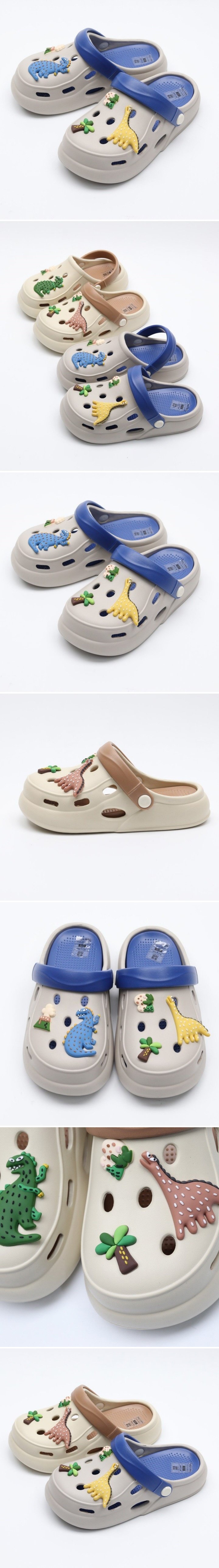 Woori Doori - Korean Children Fashion - #designkidswear - 2255 Dino Clogs