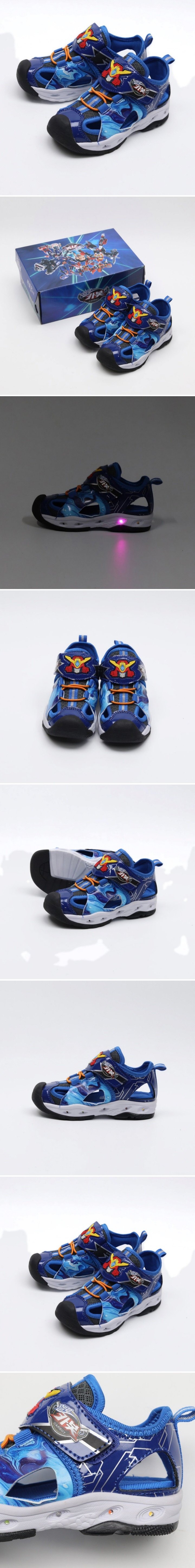 Woori Doori - Korean Children Fashion - #discoveringself - Hello Carbot Star Sandals LED