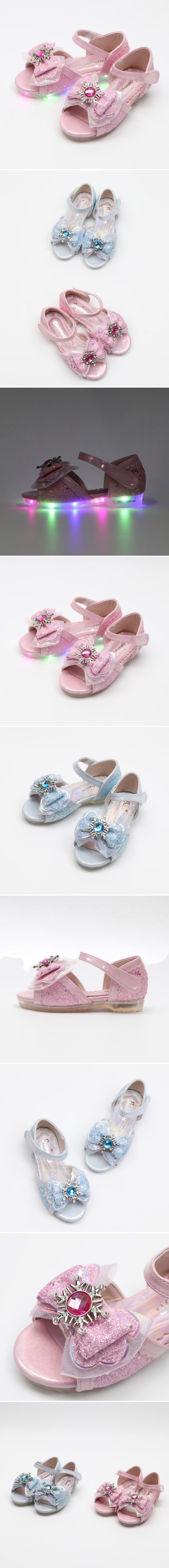 Woori Doori - Korean Children Fashion - #kidsstore - Mary M Snowflake Decor LED Sandals