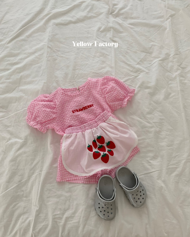 Yellow Factory - Korean Children Fashion - #childofig - Strawberry Blouse - 4