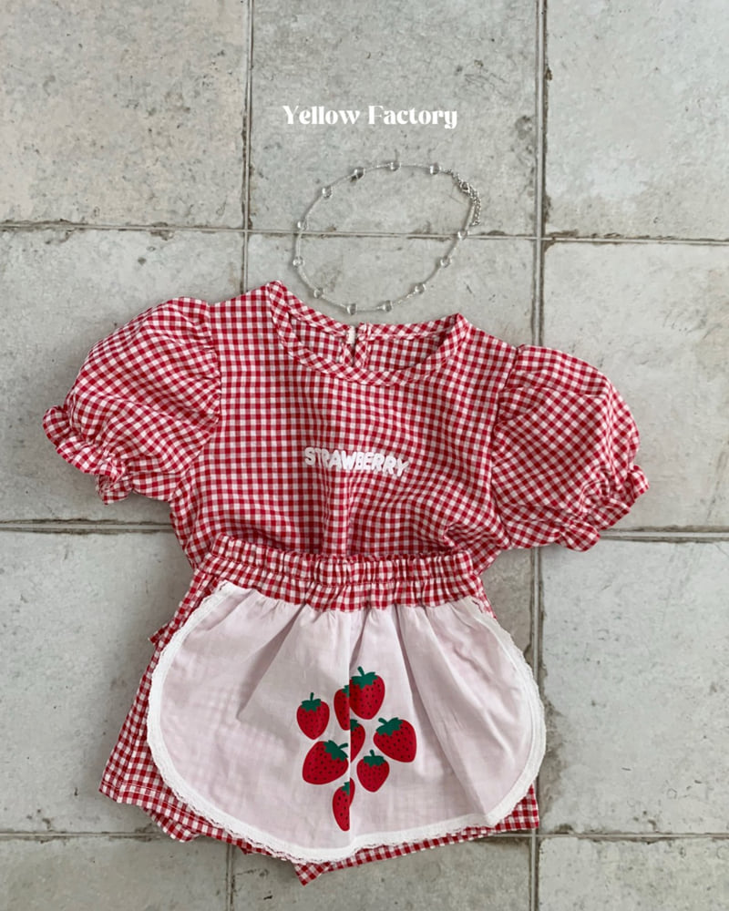 Yellow Factory - Korean Children Fashion - #designkidswear - Strawberry Shorts - 7