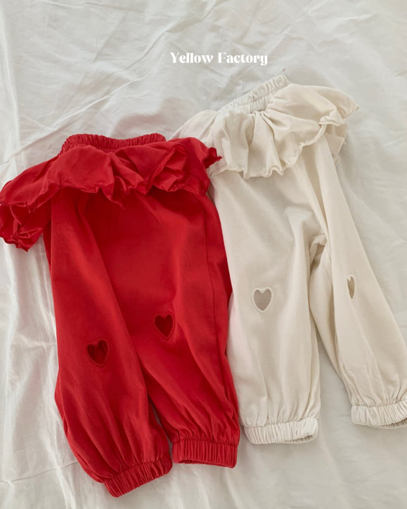 Yellow Factory - Korean Children Fashion - #discoveringself - Heart Punching Pants - 11