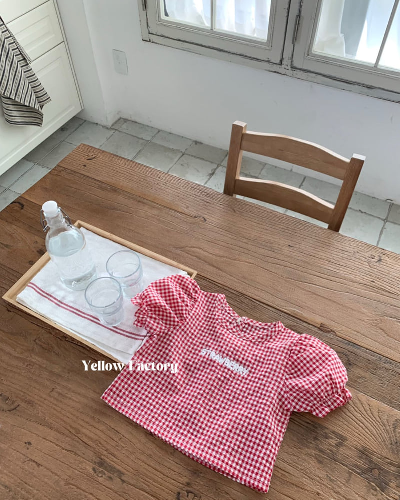 Yellow Factory - Korean Children Fashion - #discoveringself - Strawberry Blouse - 6