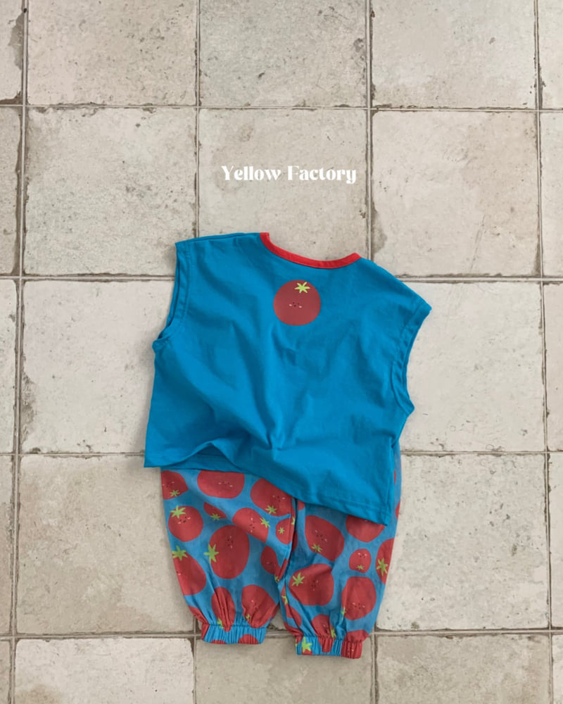 Yellow Factory - Korean Children Fashion - #kidsstore - Tomato Tank Tee - 12