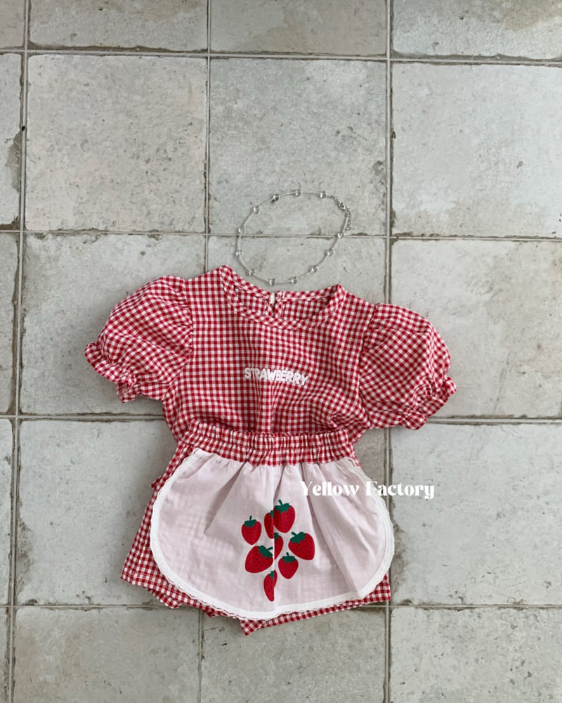 Yellow Factory - Korean Children Fashion - #kidsstore - Strawberry Shorts - 11