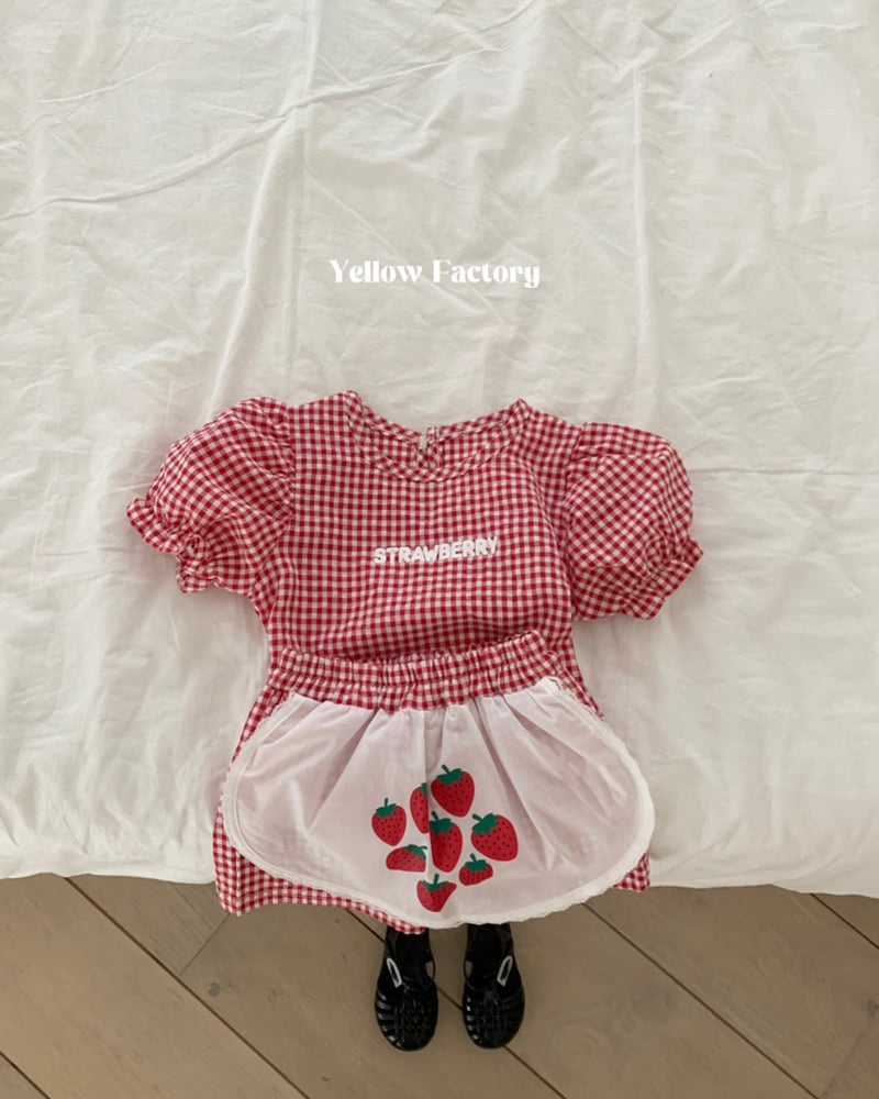 Yellow Factory - Korean Children Fashion - #kidsstore - Strawberry Blouse - 9