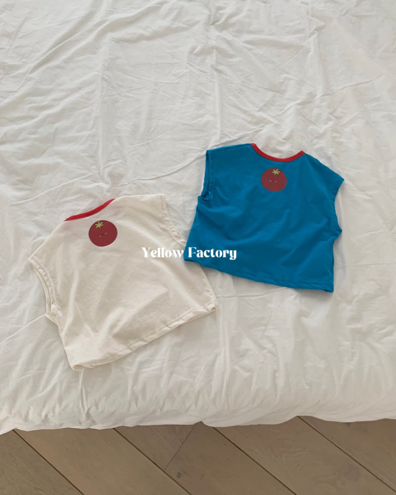 Yellow Factory - Korean Children Fashion - #minifashionista - Tomato Tank Tee
