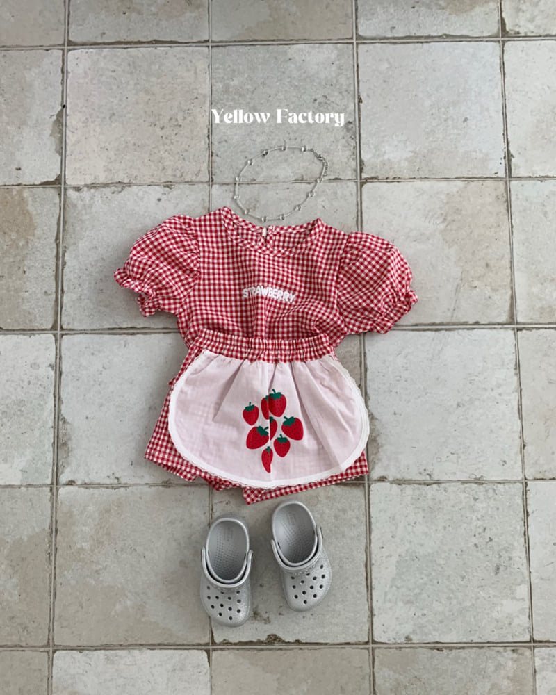 Yellow Factory - Korean Children Fashion - #toddlerclothing - Strawberry Shorts - 3