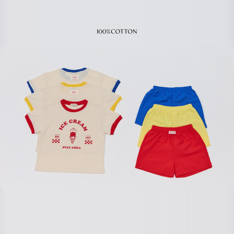 100 Cotton - Korean Children Fashion - #Kfashion4kids - Gelato Set - 12