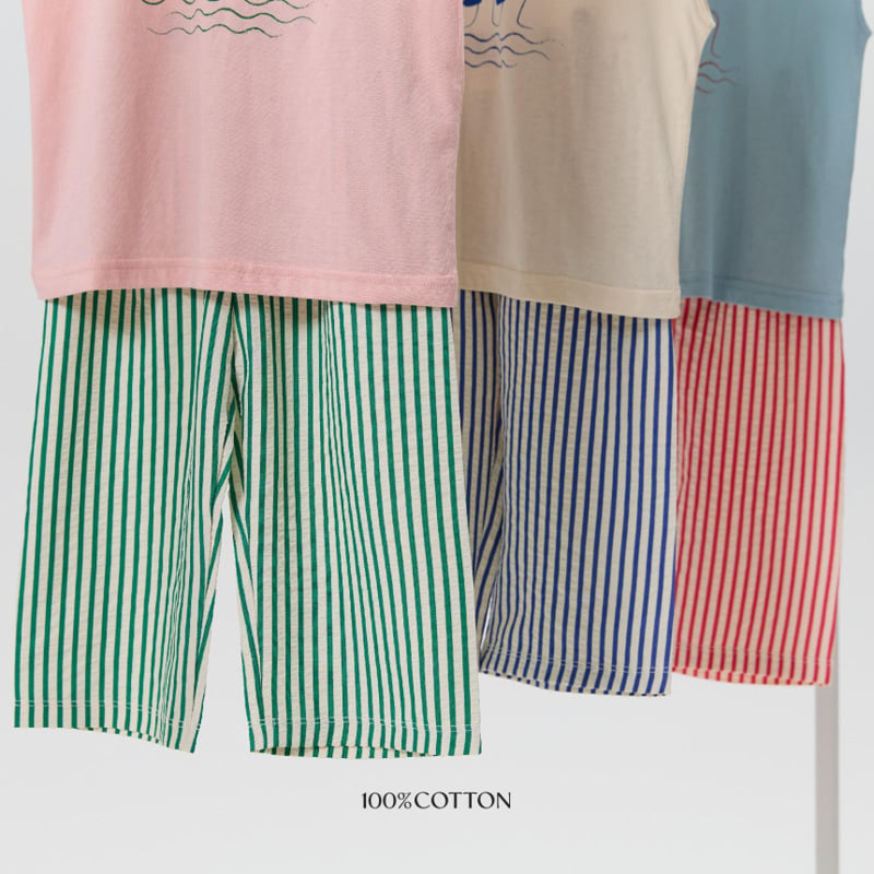 100 Cotton - Korean Children Fashion - #childofig - Marine Duck Set - 3