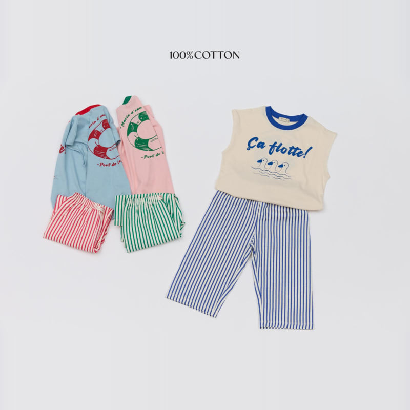 100 Cotton - Korean Children Fashion - #kidsstore - Marine Duck Set - 9