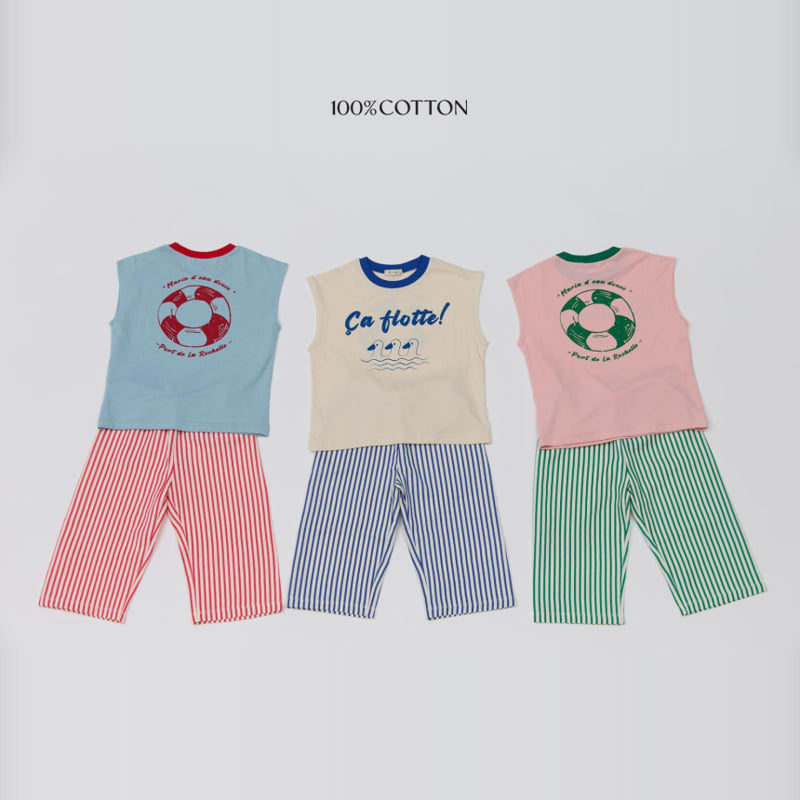 100 Cotton - Korean Children Fashion - #kidzfashiontrend - Marine Duck Set - 10